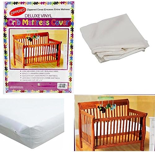 Dependable Industries inc Deluxe Vinyl Crib Mattress Cover